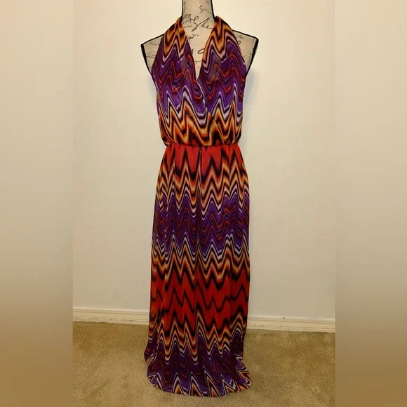 💜🧡Bisou Bisou Maxi Dress🧡💜 - Picture 3 of 13